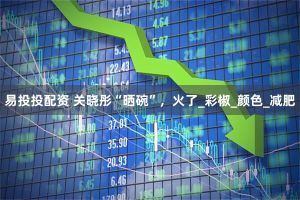 易投投配资 关晓彤“晒碗”，火了_彩椒_颜色_减肥